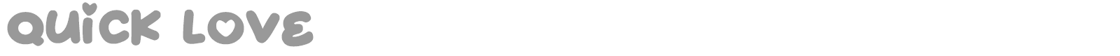 Quick Love font preview